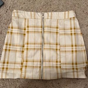 plaid forever 21 skirt